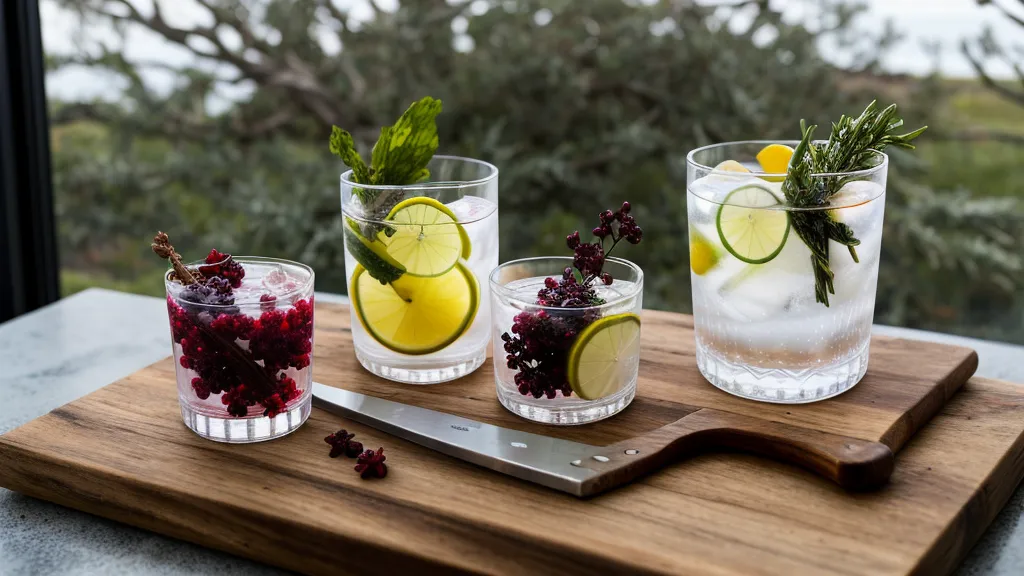 Hielo grande y transparente para gin tonic, técnica de coctelería de autor en casa